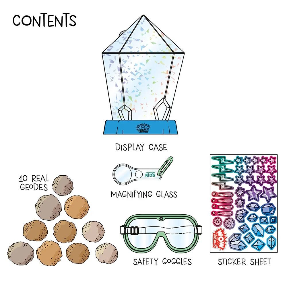 Thames & Kosmos WOW in the World Break-Open Crystal Geodes Glass - Image 5