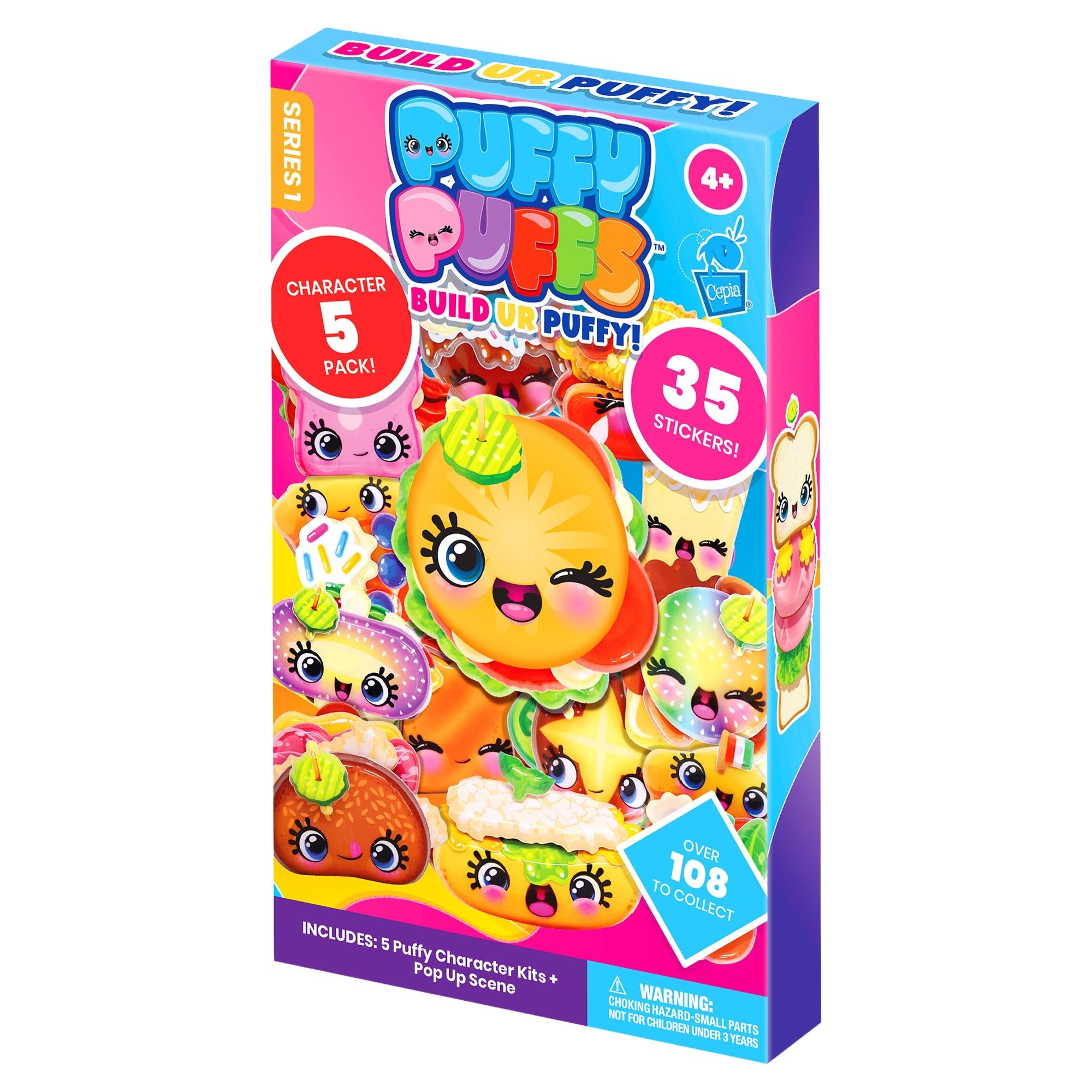 Puffy Puffs 5-Pack Box Cream