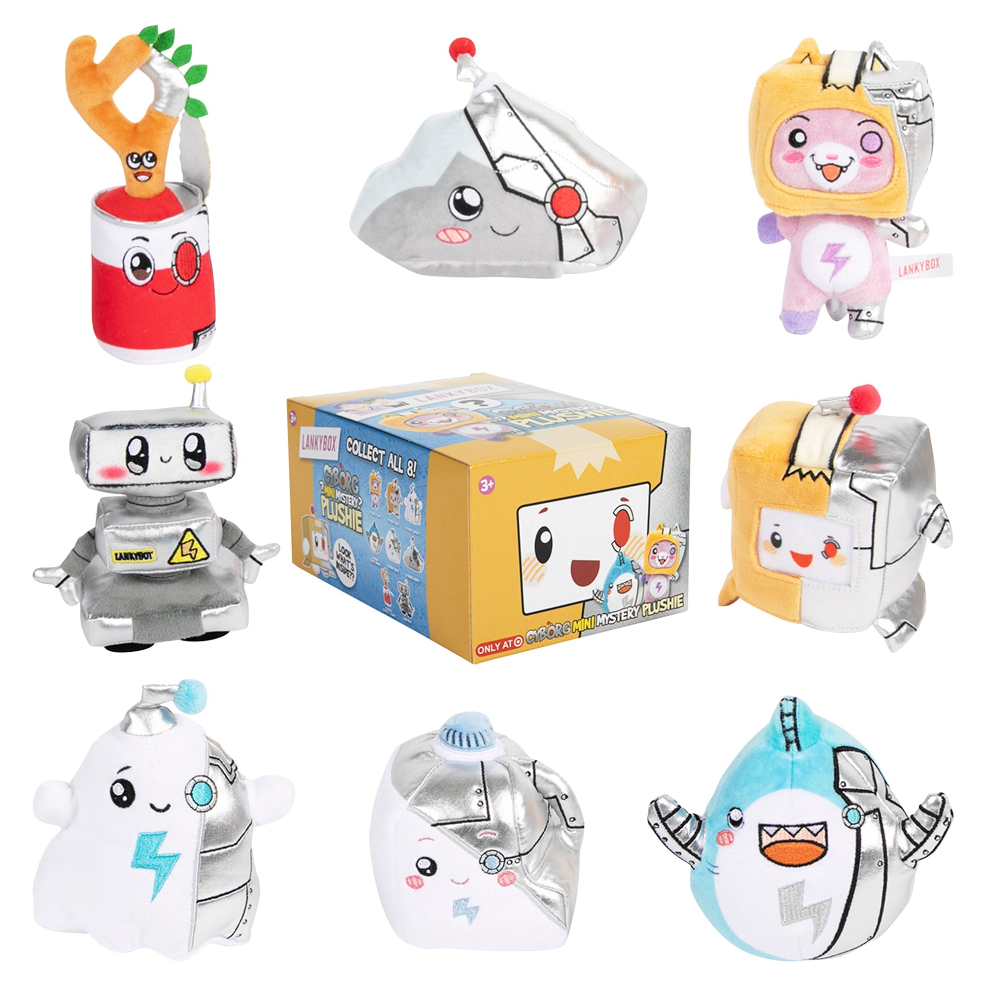 Lanky Box - Mini Mystery Plushie - Cyborg Edition Toy - Image 2