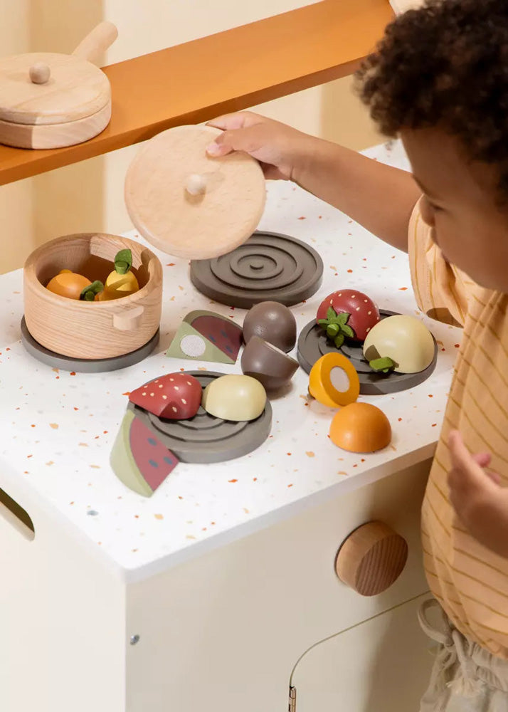 Coco Village Wooden Fruits playset Basket - Image 8