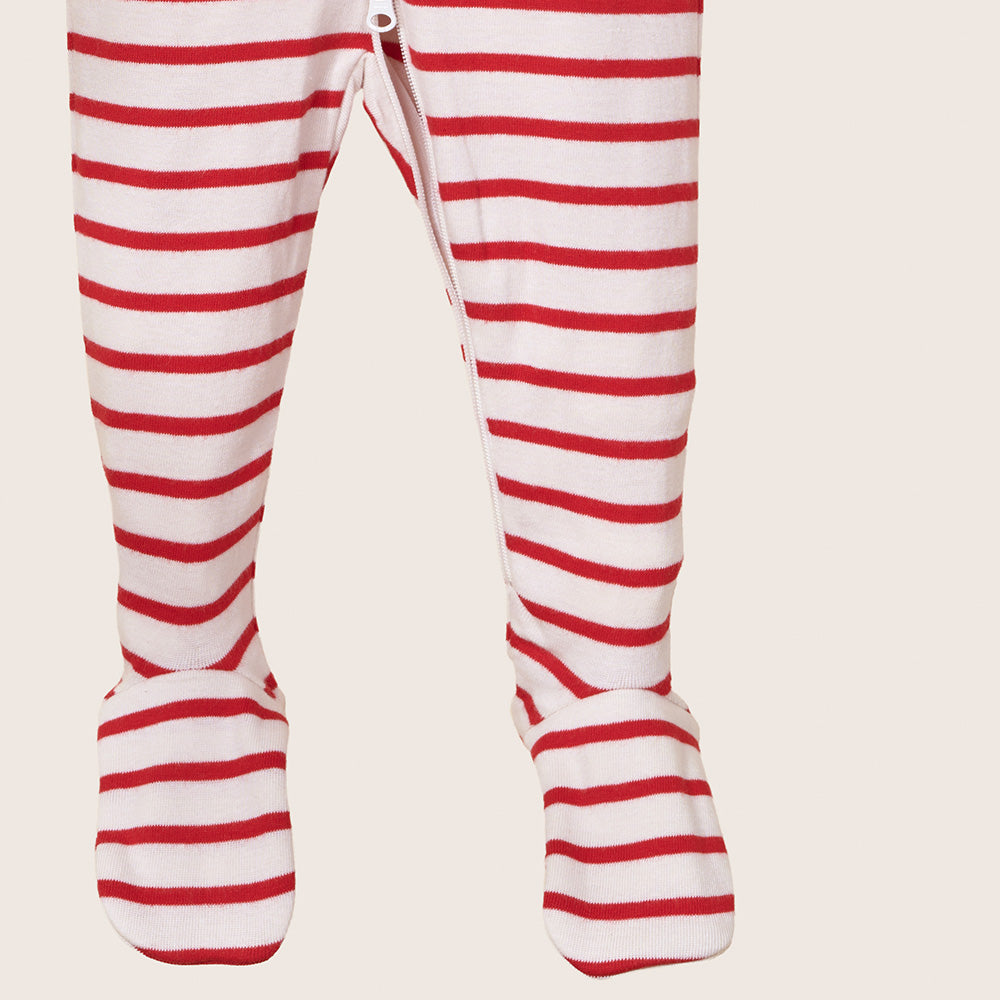 rise little earthling Holiday Sleeper BUHSL00 - Grey Xmas Tree / 6-9m - Image 14