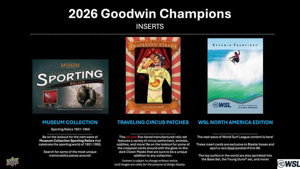 2026 Upper Deck Goodwin Champions Bb Blaster Card - Image 3