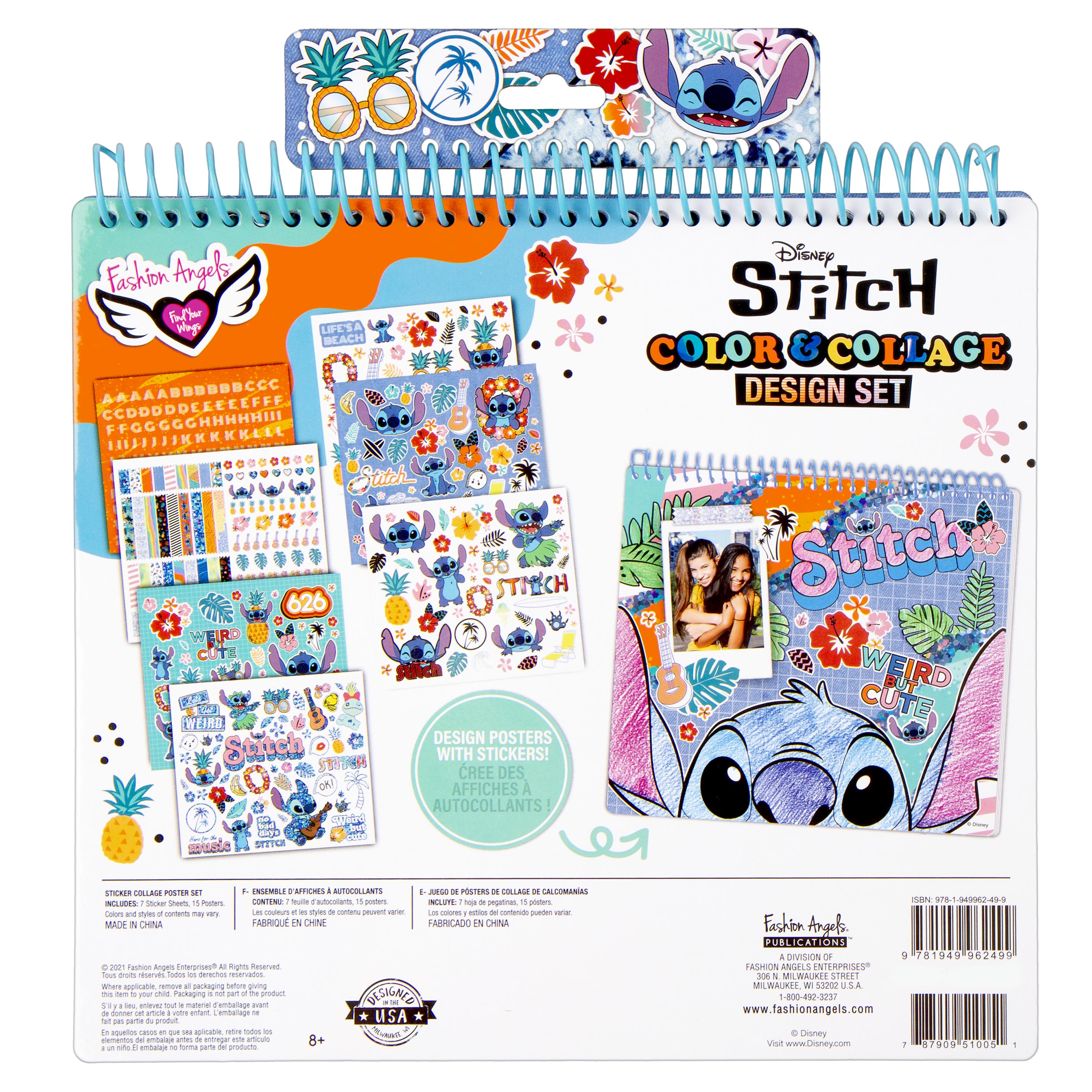 Stitch Colour & Collage Design Set Poster - Image 5
