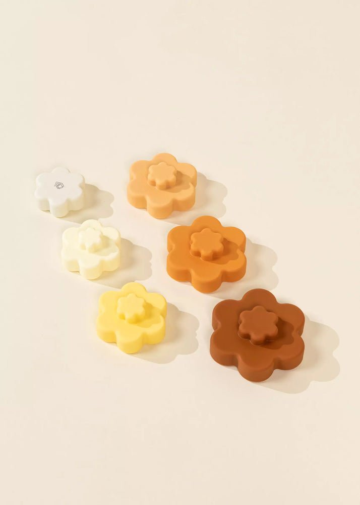 Coco Village Set of 6 Silicone Stackable Flowers Toy - Image 6
