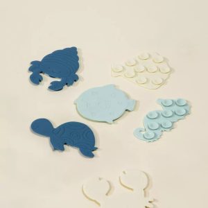 Coco Village Set of 6 Silicone Mini Bath Suction Toys Cup