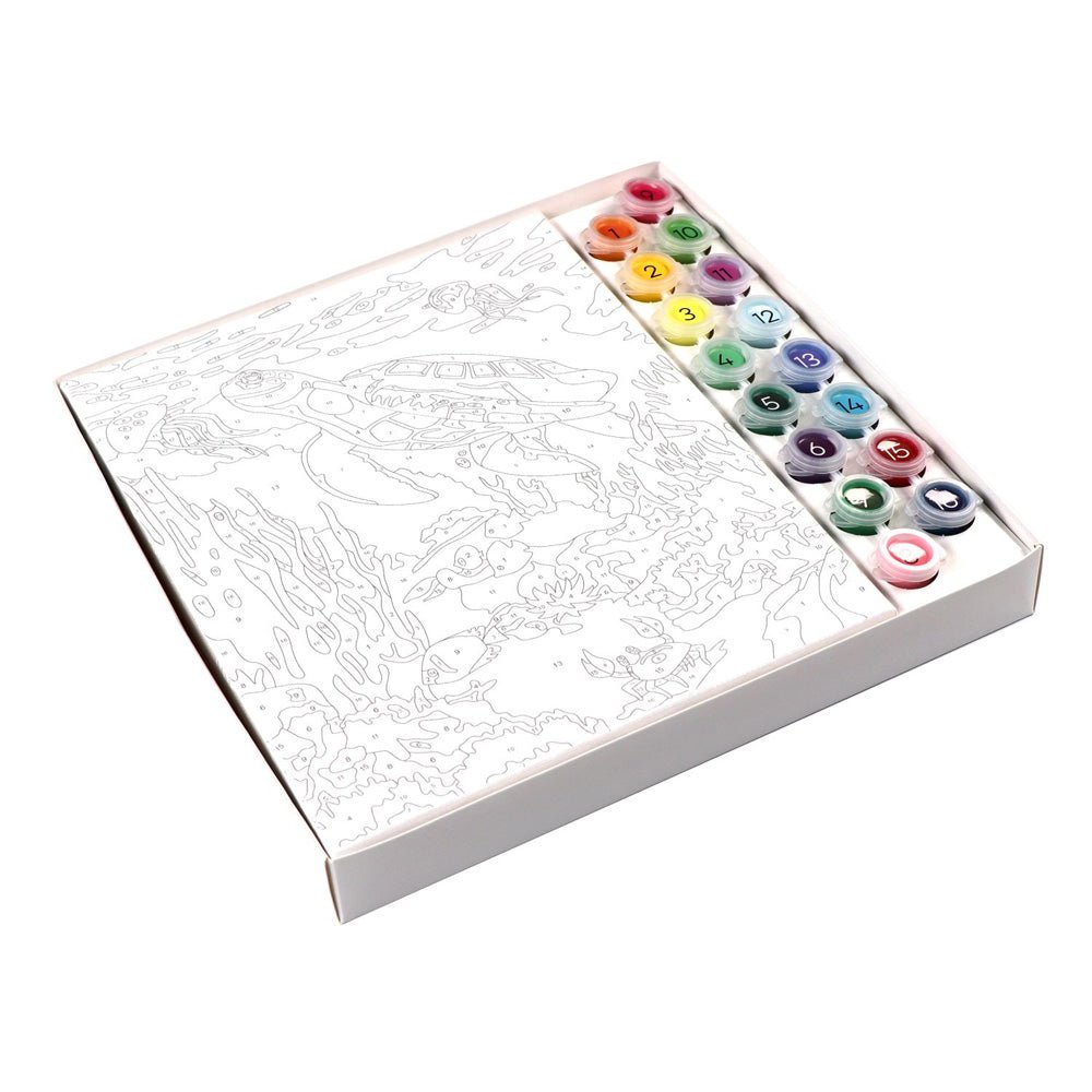 Bright Stripes iHeartArt Paint By Numbers- Amazing Ocean Brush - Image 4