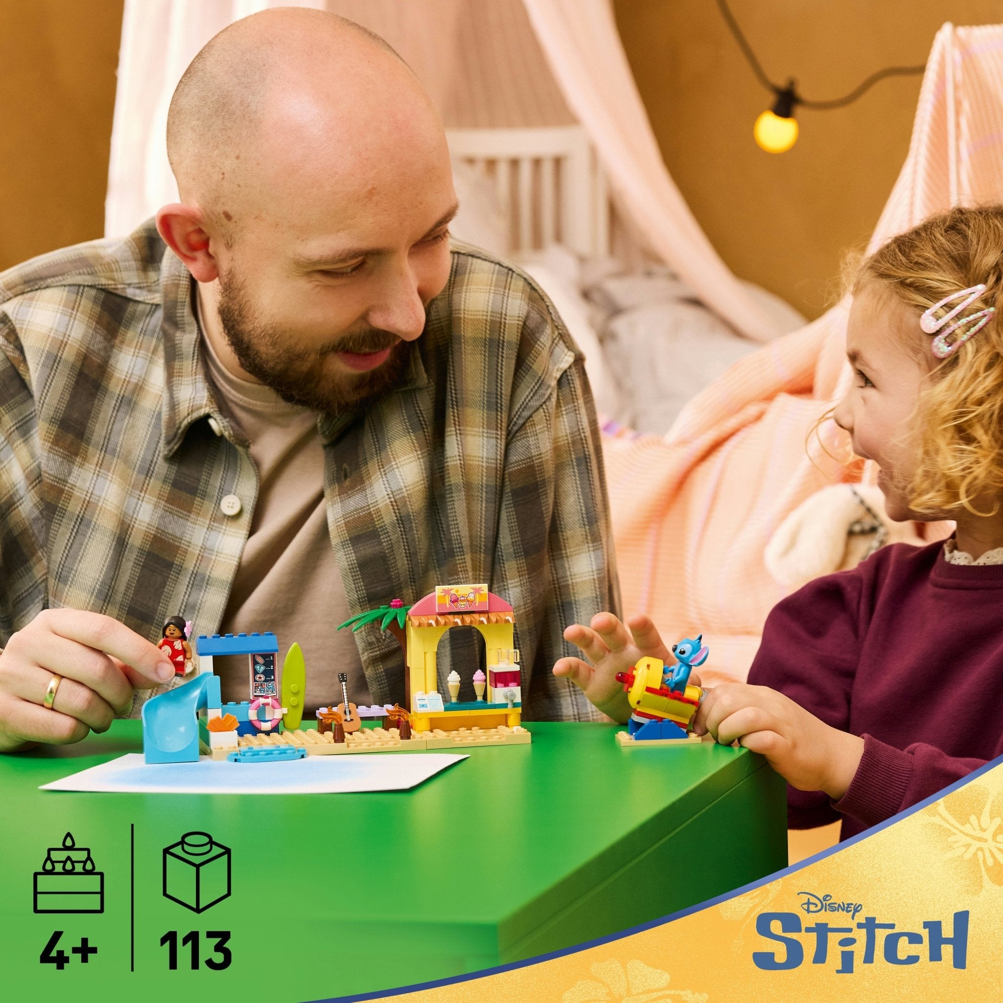 LEGO® Disney Beach Fun with Lilo & Stitch 43280 Toy - Image 2