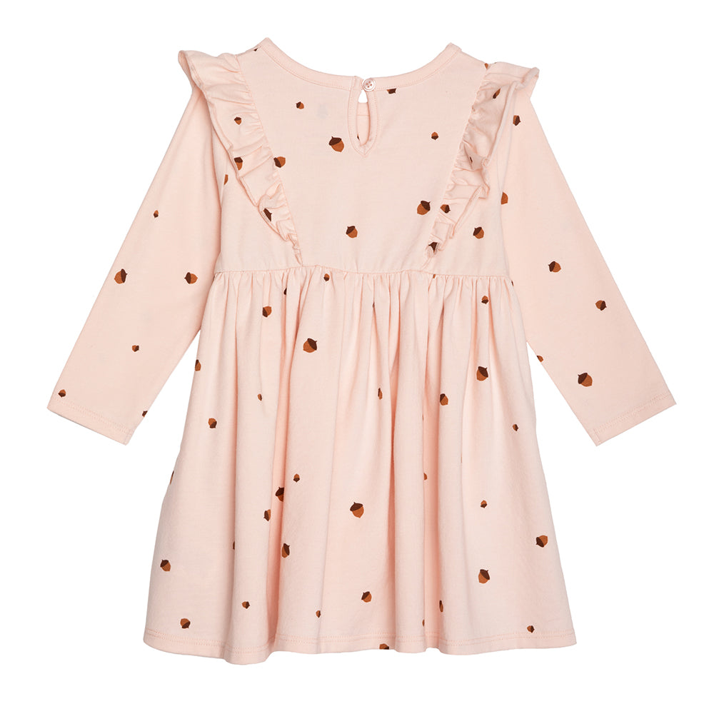 rise little earthling Ruffle Knit Dress BGFDR12 - Hazel Floral / 6-9m - Image 5