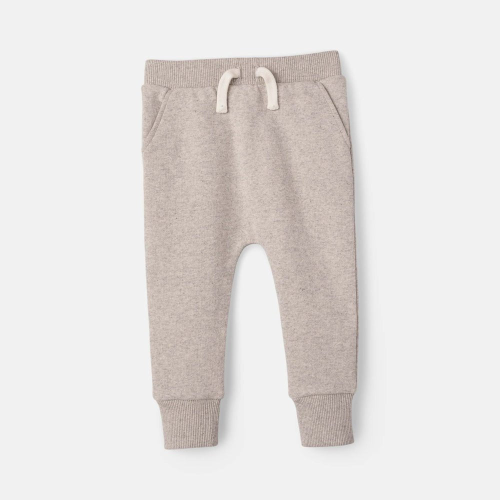 rise little earthling Baby Jogger - Grey Melange / 6-9m