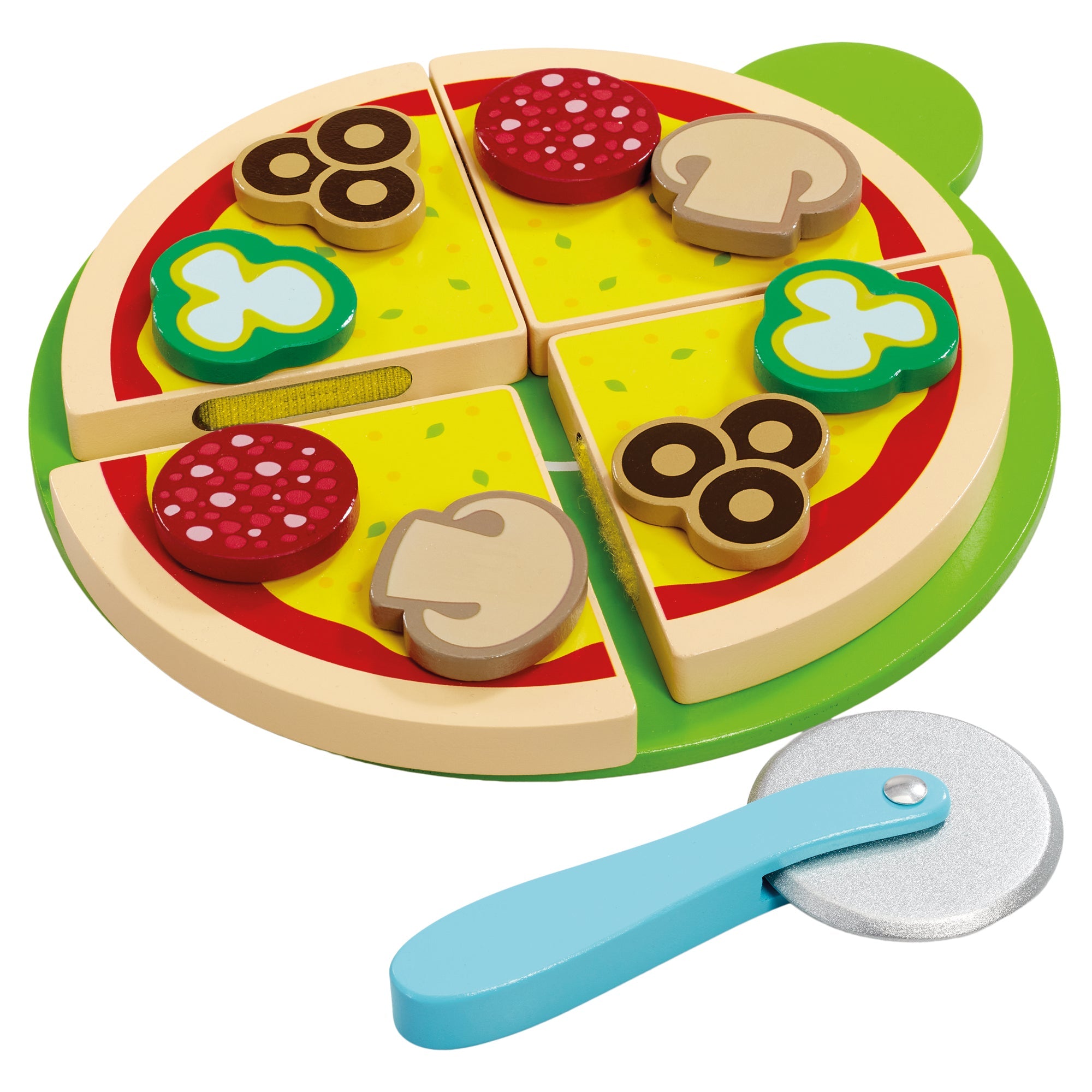 Woodlets Pizza Slicing Set Tray - Image 2