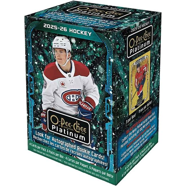 2026 Upper Deck OPC Platinum Hockey Blaster Card