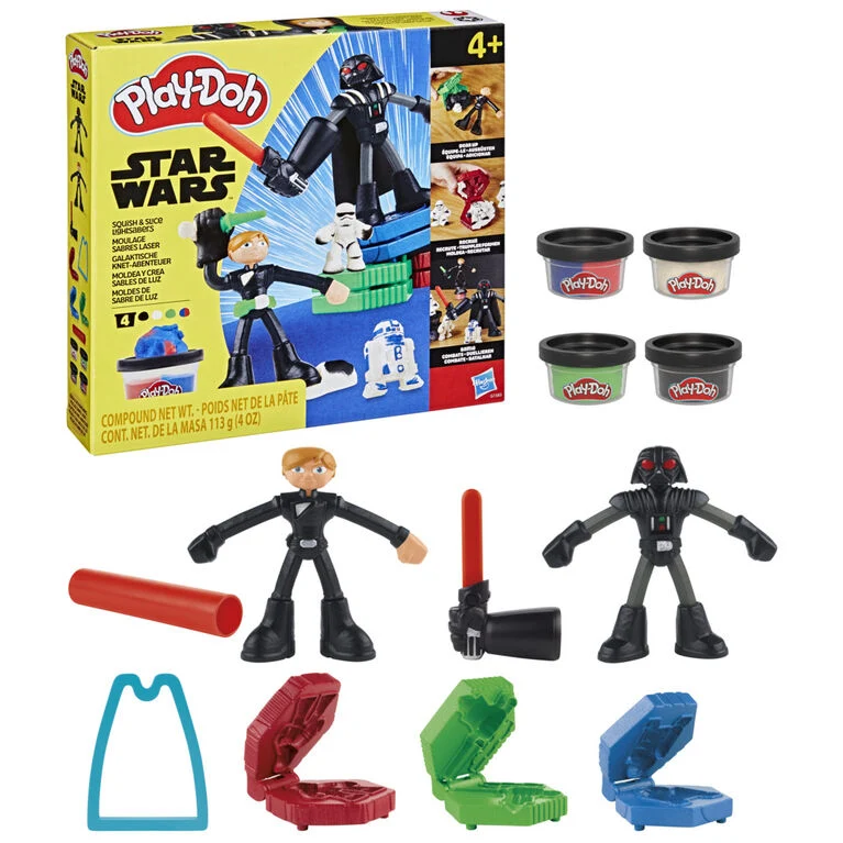 Play-Doh - Star Wars - Squish And Slice Lightsabers Toy - Image 2