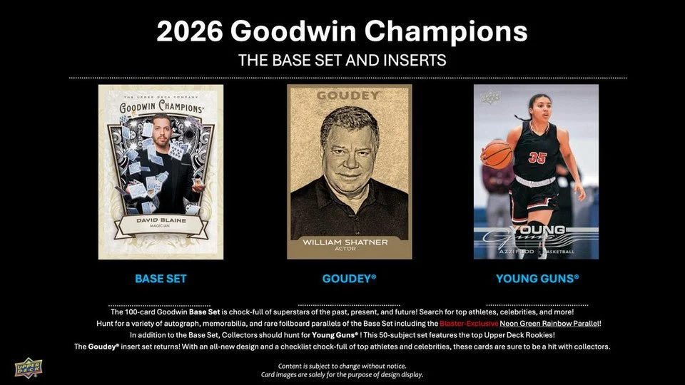 2026 Upper Deck Goodwin Champions Bb Blaster Card - Image 2