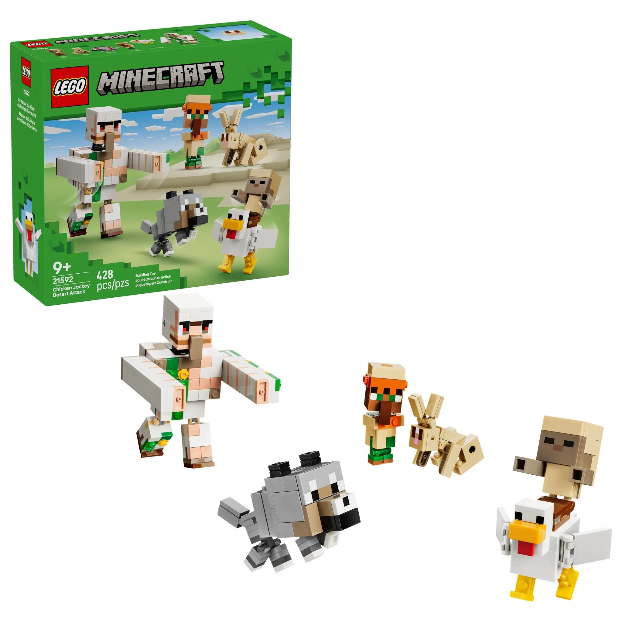 LEGO® Minecraft Chicken Jockey Desert Attack 21592 Toy