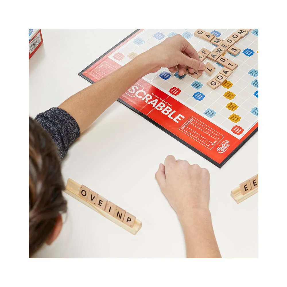 Hasbro Scrabble Classic Board Game Rack - Image 12