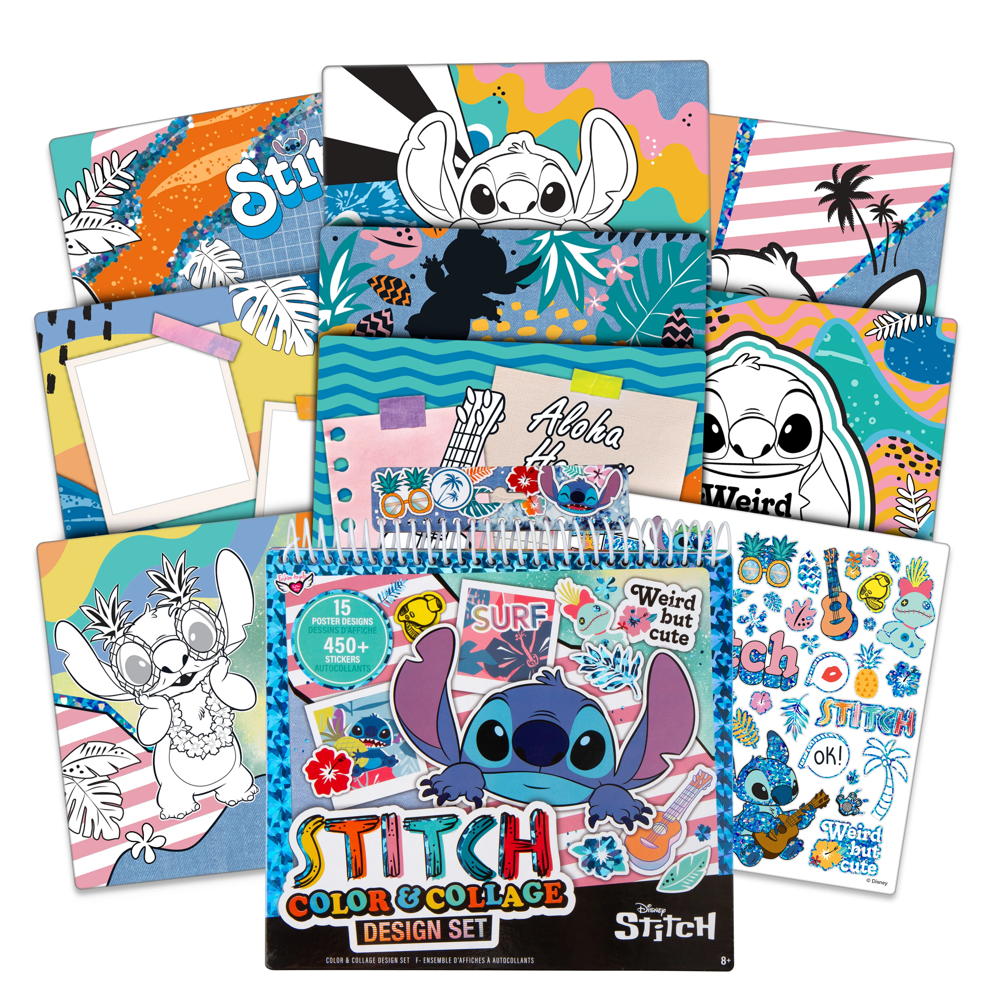 Stitch Colour & Collage Design Set Poster - Image 6